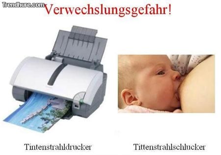 Der Tittenstrahldrucker :D